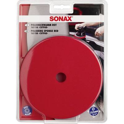 SONAX 04934410  PolierSchwamm rot 165 DA -CutPad-