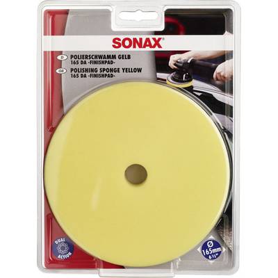 SONAX 04935000  PolierSchwamm gelb 165 DA -FinishPad-