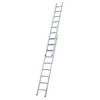Schieb -Leiter (Alu), zweiteilig, Arbeitshöhe 5,5 m,Leiternlänge einteilig 2,7 m, Gesamt 4,4 m,