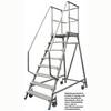 Krause 820150 Aluminium Podestleiter fahrbar Arbeitshöhe (max.): 3.20 m Silber DIN EN 131, BGI 637, BGI 694, BGV-D 36 36.8 kg