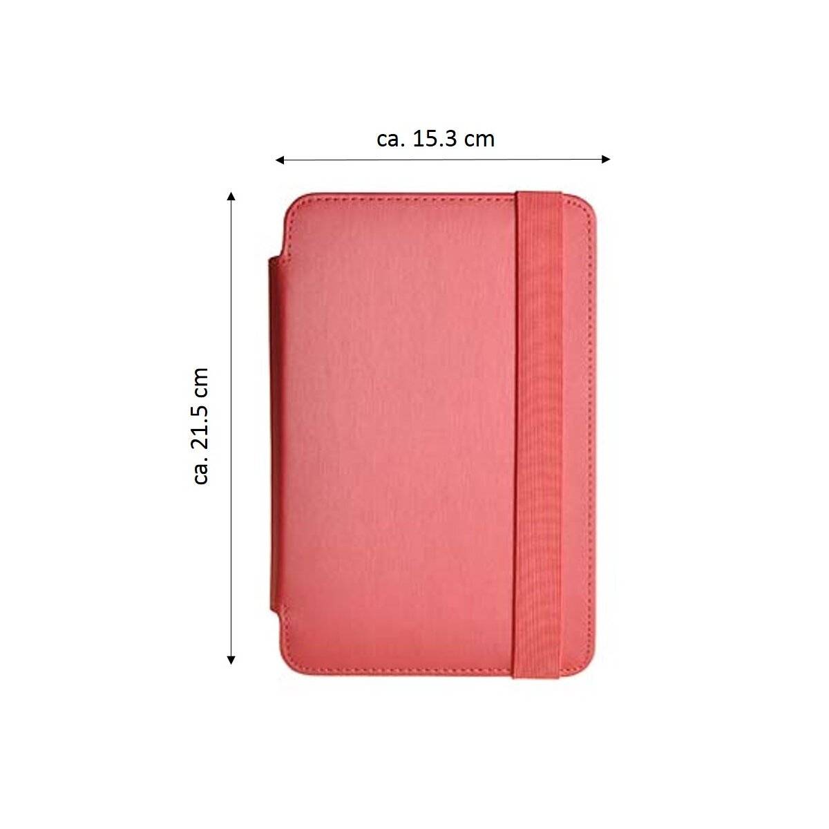 8.4" Tablet Schutztaschen mit Standfunktion Rot-1