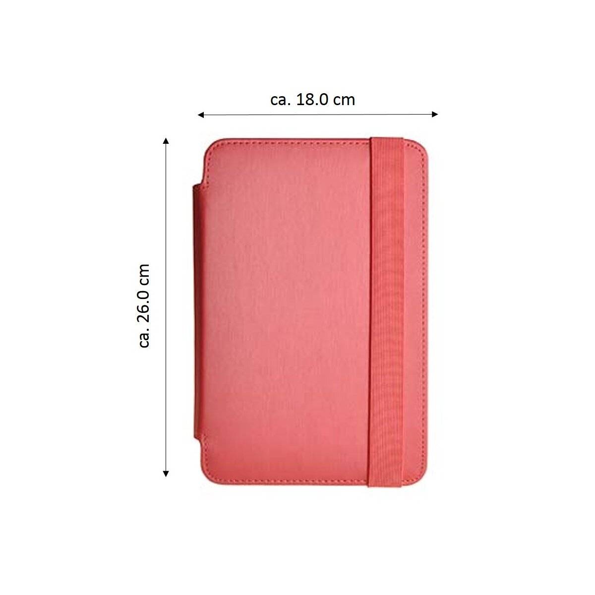 10.0" Tablet Schutztaschen mit Standfunktion Rot-1
