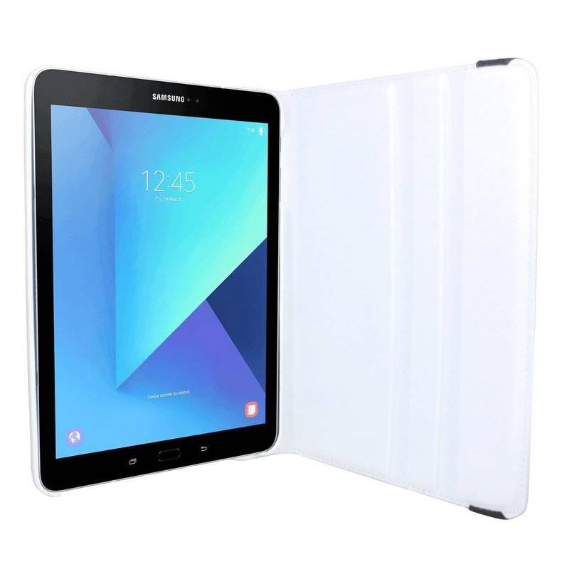 Etui 360° Schutz Hülle Tasche Cover für Samsung Galaxy Tab S3 9.7" (SM-T820) Weiß-1