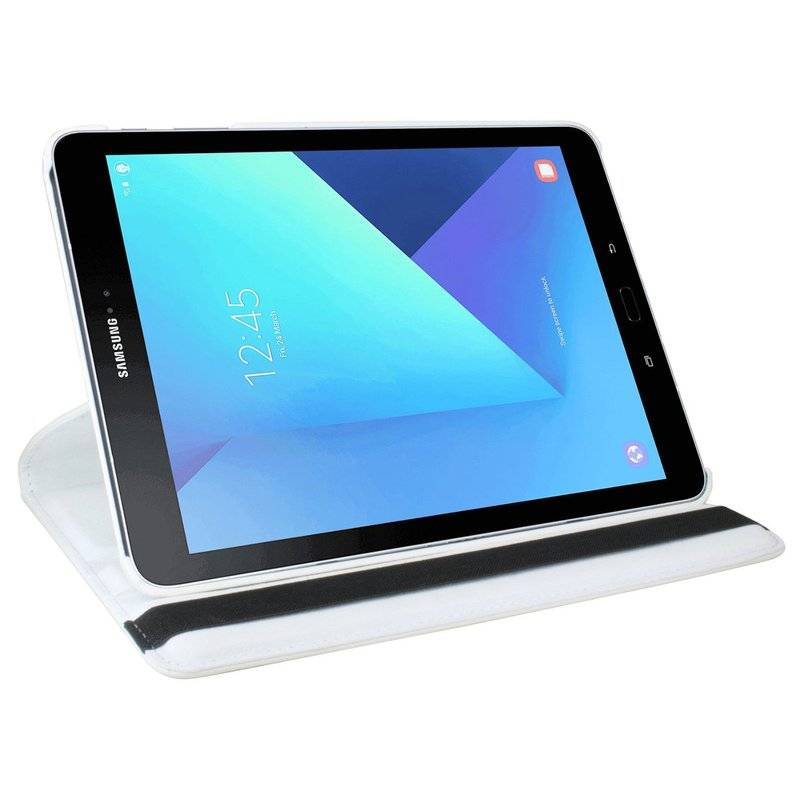 Etui 360° Schutz Hülle Tasche Cover für Samsung Galaxy Tab S3 9.7" (SM-T820) Weiß-2