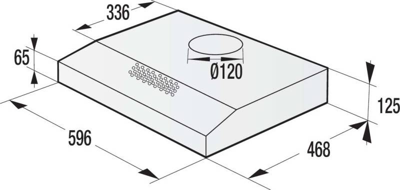 Gorenje UB-Haube WHU629ES/S-2