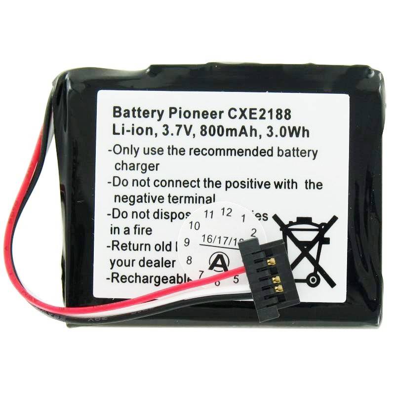 Akku passend für Pioneer CXE2188 , AVIC-F320BT, Akku 338937010176-1