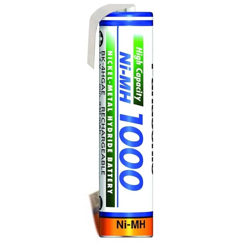 Sekundärzelle der Größe AAA und mit elektrochemischen System Ni-MH