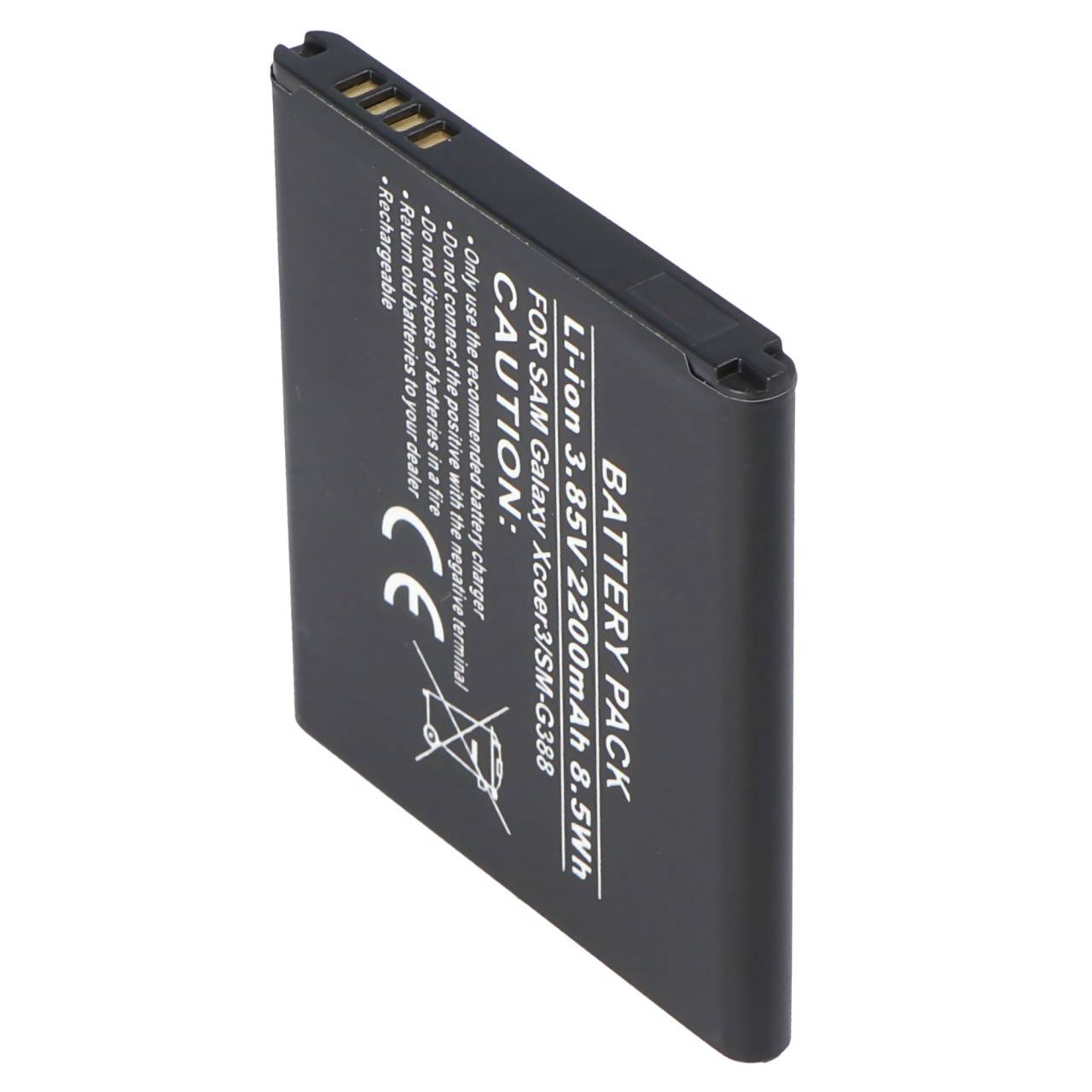 Akku passend für Samsung Galaxy Xcover 3, SM-G388, EB-BG388BBE, 2200mAh-0