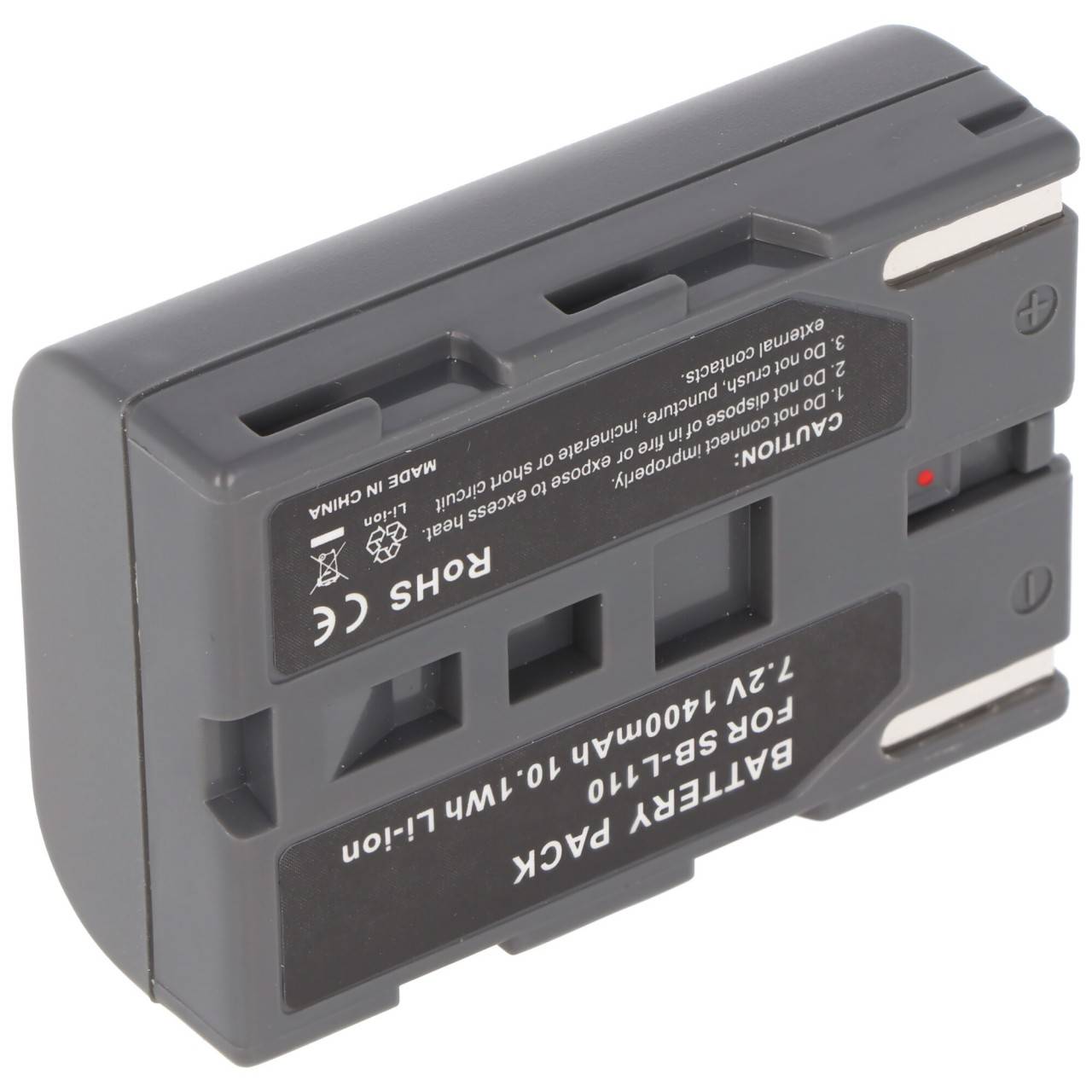 AccuCell Akku passend für Samsung SB-L110, SB-L70, schwarz-7