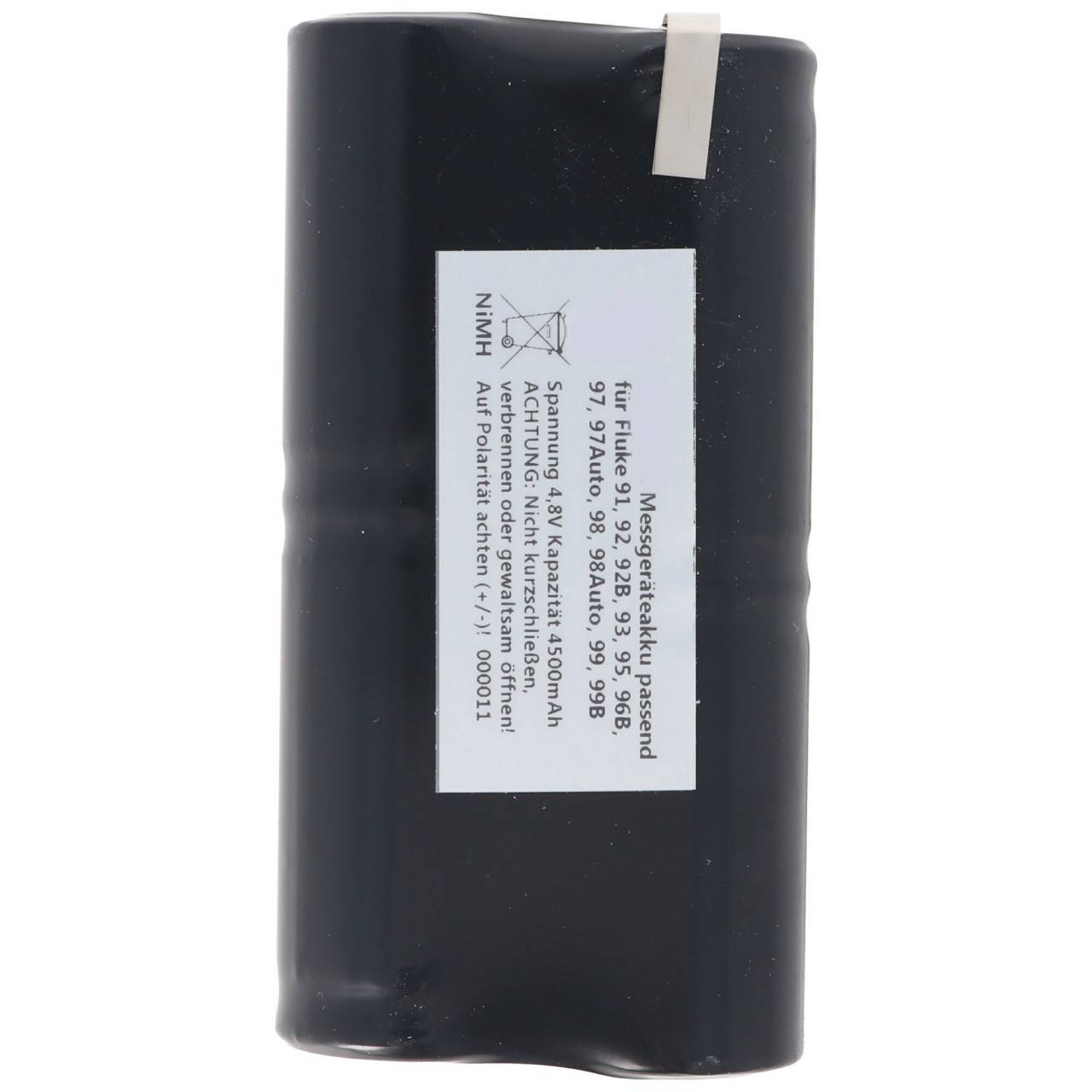 Akku NiMH passend für den Fluke ScopeMeter PM9086/11 Akku 4,8 Volt, 4500mAh 4500mAh-2