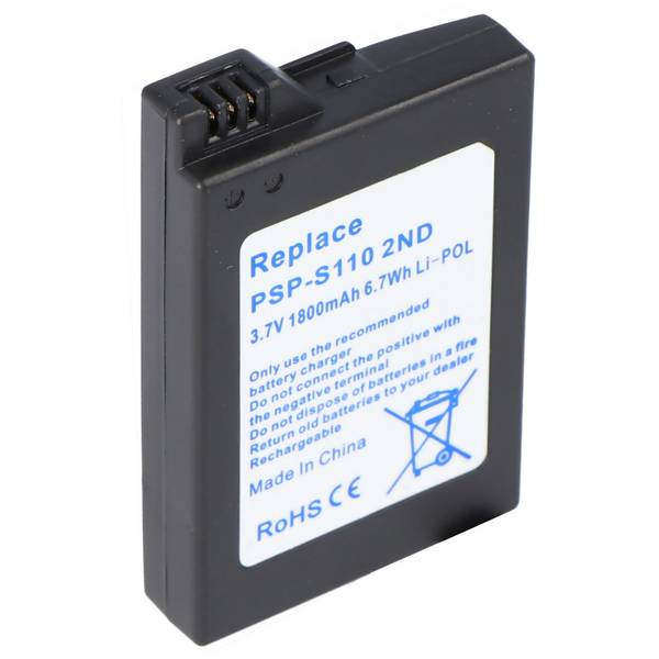 1200mAh Akku passend für den PSP-S110 Akku, Sony PSP 2ND GENERATION