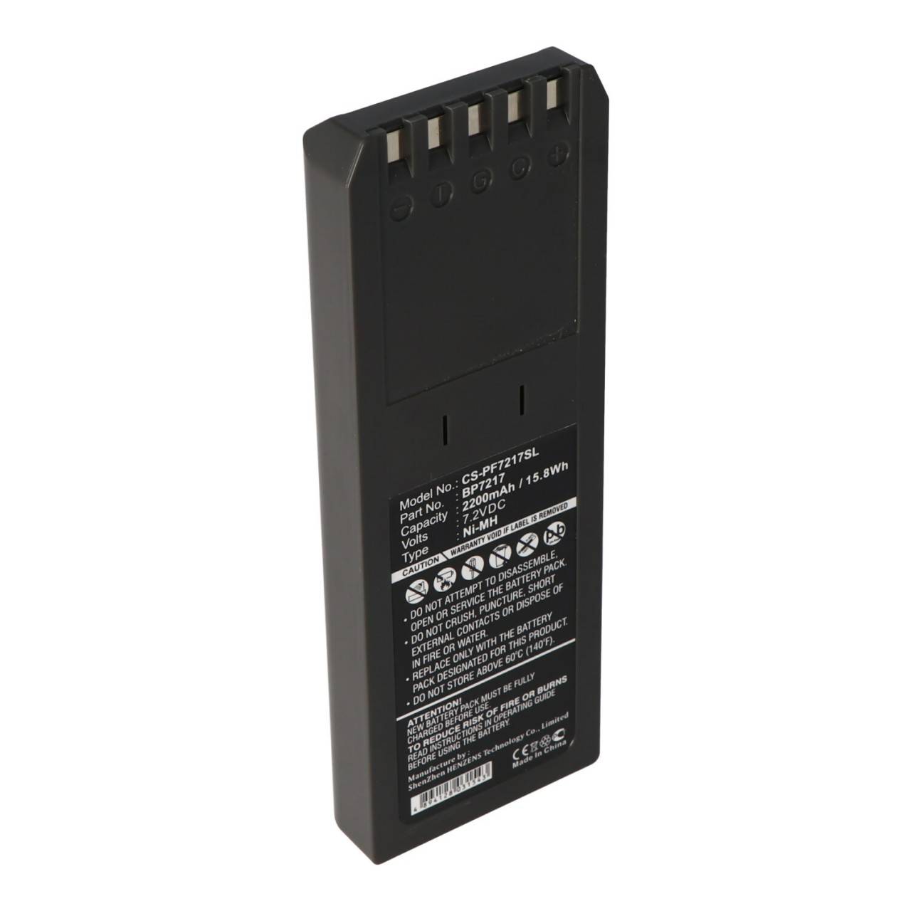 Akku passsend für Fluke Typ BP7217, BP-7217 7,2 Volt 2200mAh NiMH Akku-2