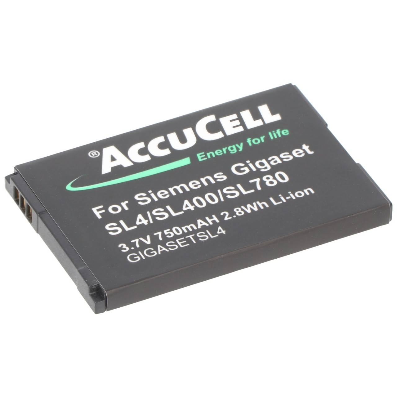 AccuCell Akku passend für Siemens SL4, SL5, SL400, SL78, SL780, SL785, SL788-0
