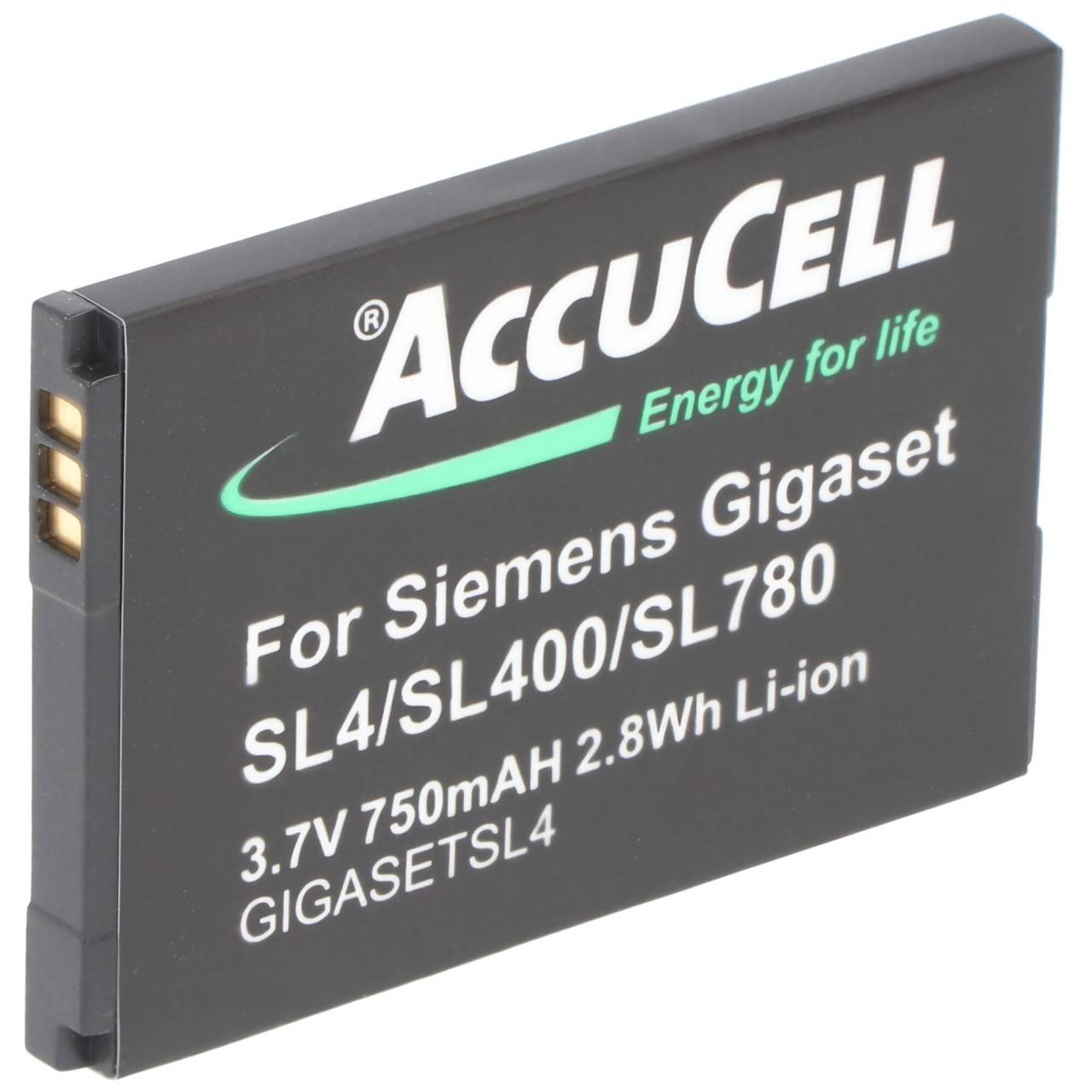 AccuCell Akku passend für Siemens SL4, SL5, SL400, SL78, SL780, SL785, SL788-1