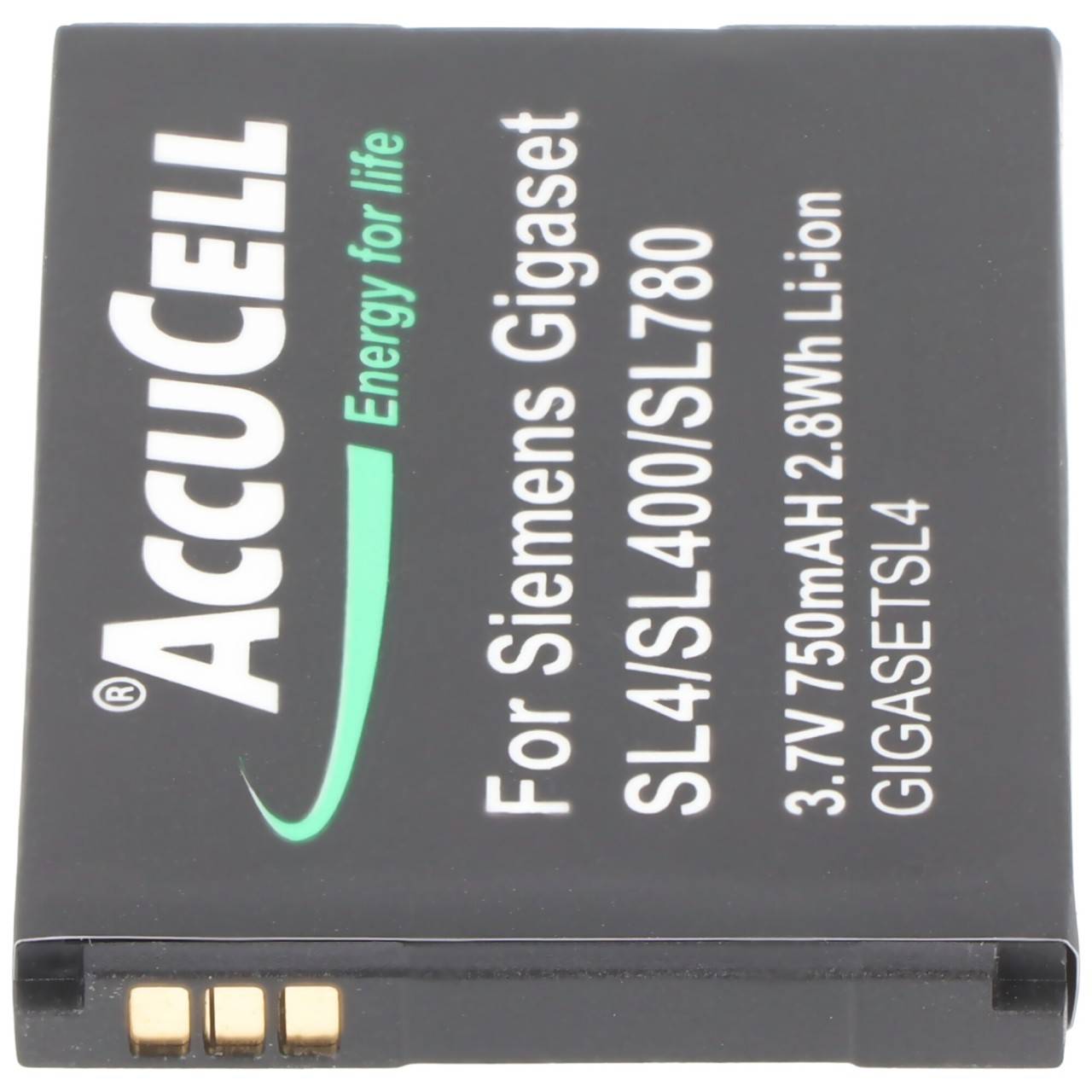 AccuCell Akku passend für Siemens SL4, SL5, SL400, SL78, SL780, SL785, SL788-3