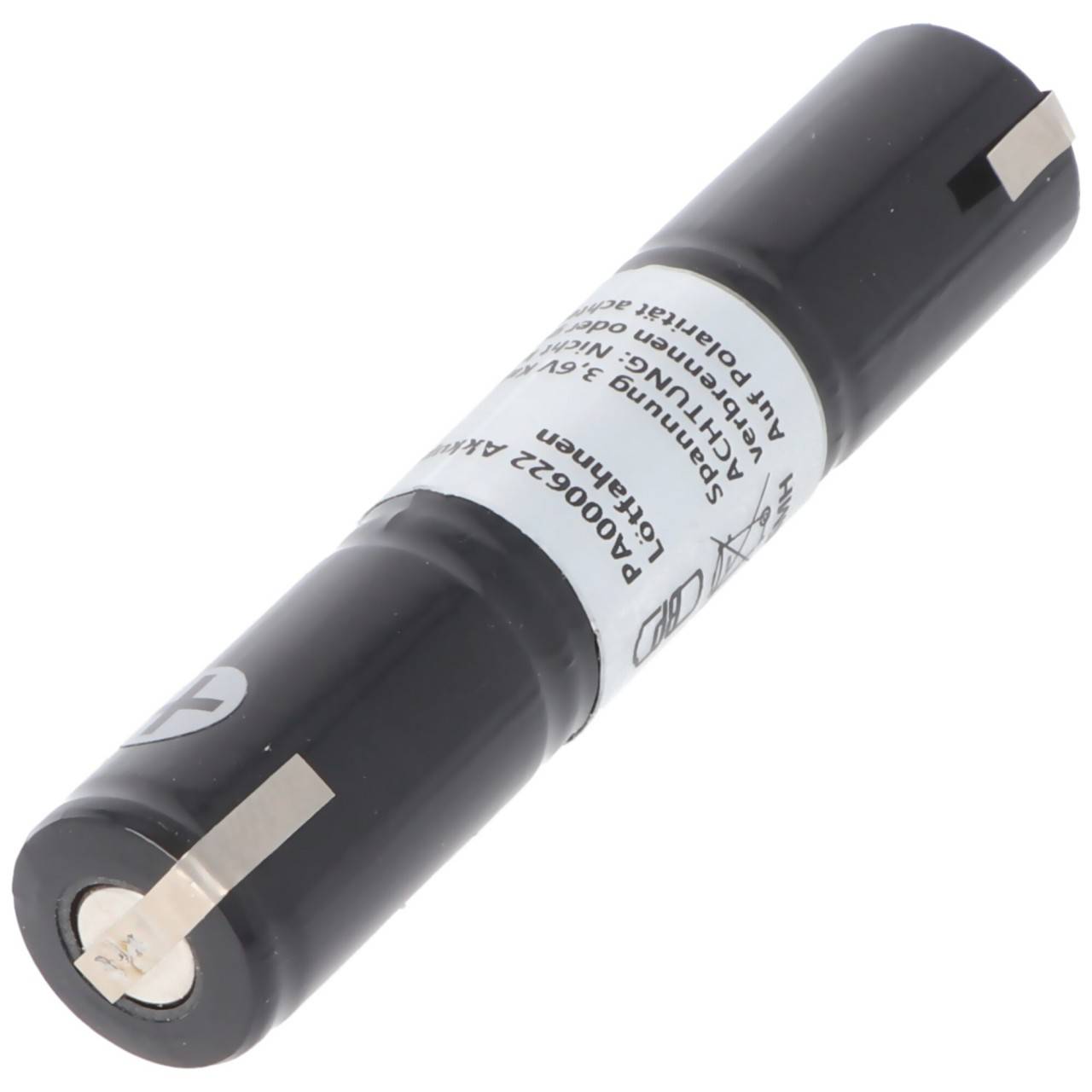 Akkupack passend für Walther Taschenlampe Walther ATL300 3,6 Volt Abmessungen 85 x 16 x 16mm-0