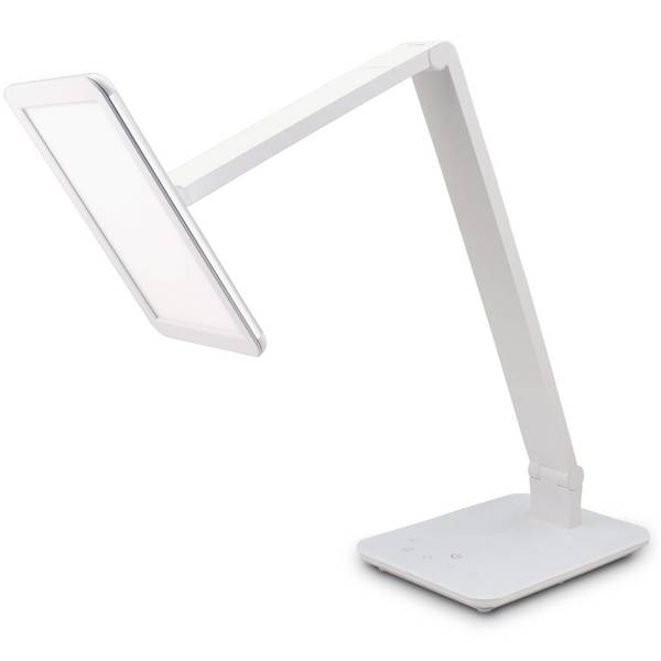 FeinTech LTL00100 LED Schreibtisch-Lampe dimmbar Smarttouch USB weiß