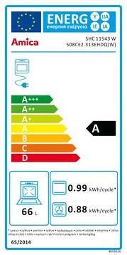 Amica Elektroherd MF9 SHC 11543 W ws Energieeffizienzklasse=A Ober-/Unterhitze=ja Heißluft=nein-1