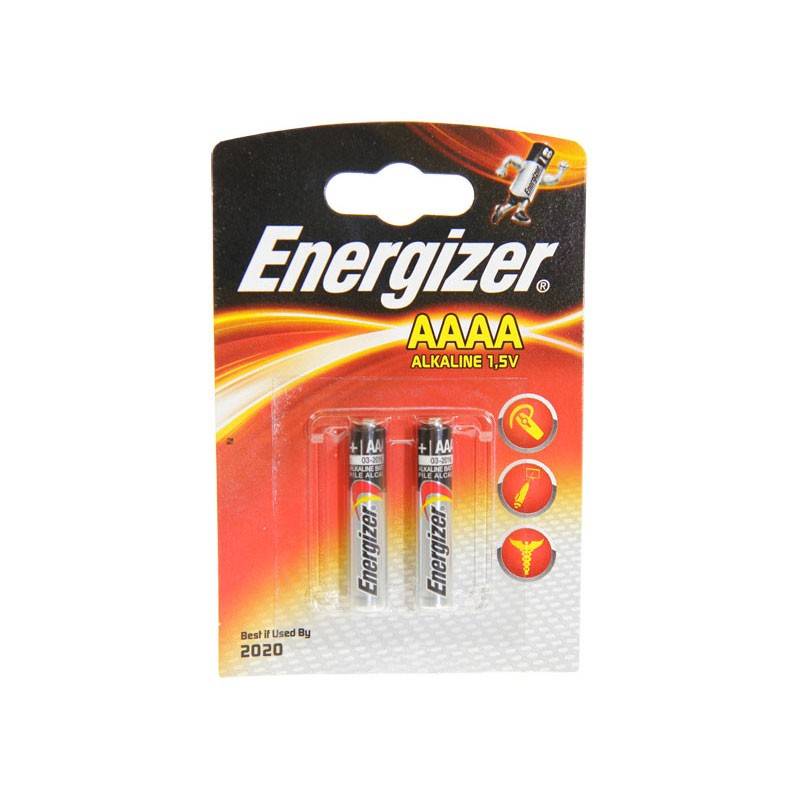 AAAA Alkaline Batterie Energizer E96 AAAA im 2er Pack, beachte ca. 41,5x8,3 mm-0