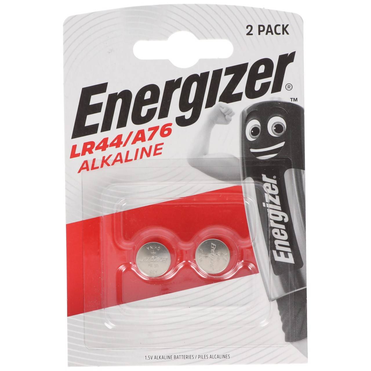 Energizer LR44 2er Pack V13GA, A76, 82, LR1154, 357A Knopfzelle 2er Pack-1