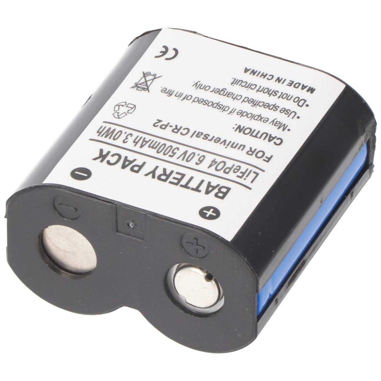 Akku CR-P2 der aufladbare LiFePo4 Akku CRP2 CR-P2 Batterie wiederaufladbar 6 Volt-1
