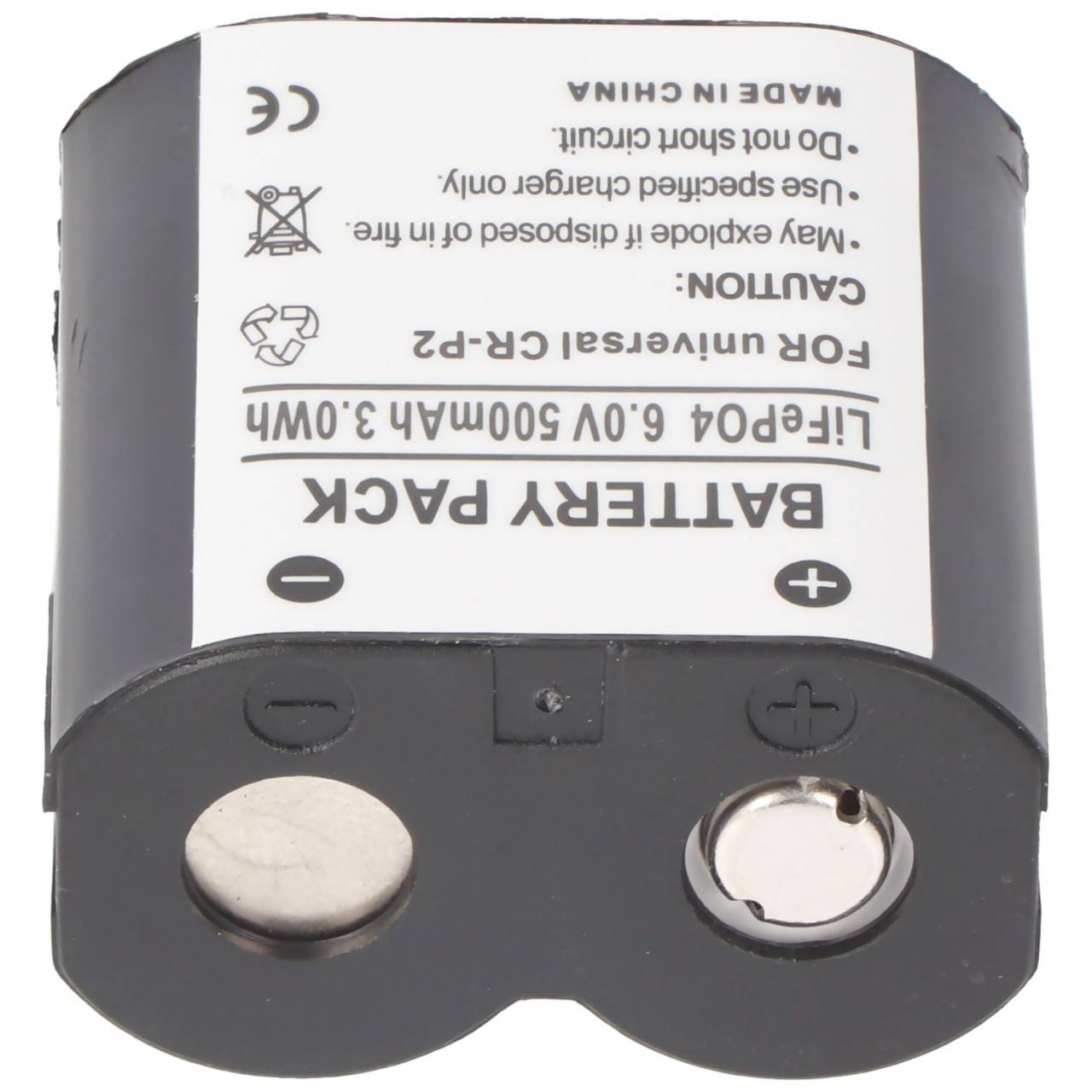 Akku CR-P2 der aufladbare LiFePo4 Akku CRP2 CR-P2 Batterie wiederaufladbar 6 Volt-3
