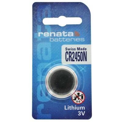 Renata CR2450N Lithium Batterie, Abmessungen 24 x 5mm