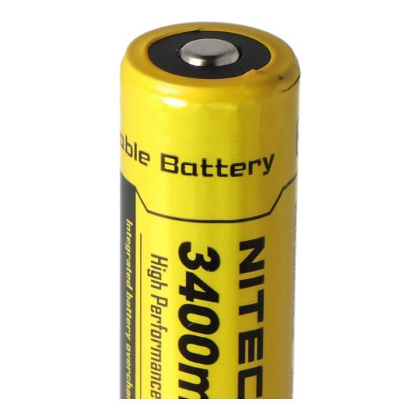 Nitecore Li-Ion Akku Typ 18650 mit 3400mAh NL1834 69,4x18,3mm mit Schutzschaltung-1
