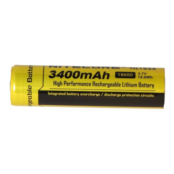 Nitecore Li-Ion Akku Typ 18650 mit 3400mAh NL1834 69,4x18,3mm mit Schutzschaltung-4