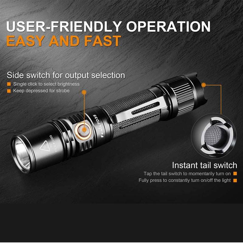 Fenix PD35 V2.0 Cree XP-L HI V3 LED Taschenlampe mit bis zu 1000 Lumen-3