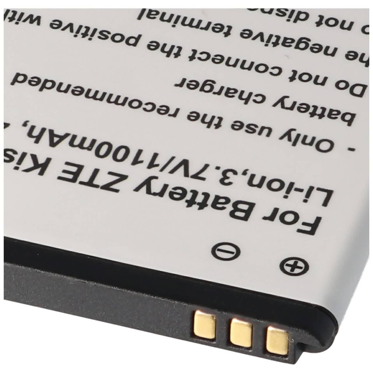 Akku passend für ZTE Kis II Max, Li-Ion, 3,7V, 1100mAh, 4,1Wh-4