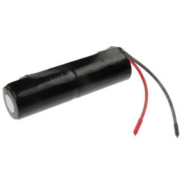 Notbeleuchtungs-Akku L1x2 Saft VNT C mit Kabel 10cm mit offener Litze 2,4V, 2500mAh