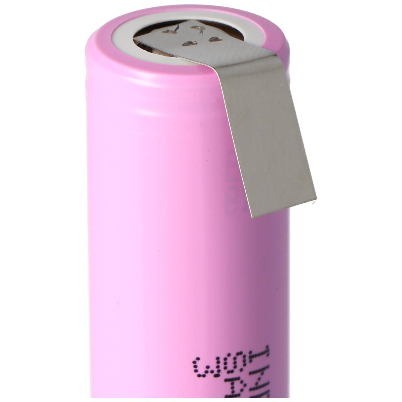 Samsung INR18650-35E 3,6 Volt Akku 3500mAh 18,55x65,25mm flacher Pluspol auswählbar mit oder ohne Lötfahnen Lötfahne...-1