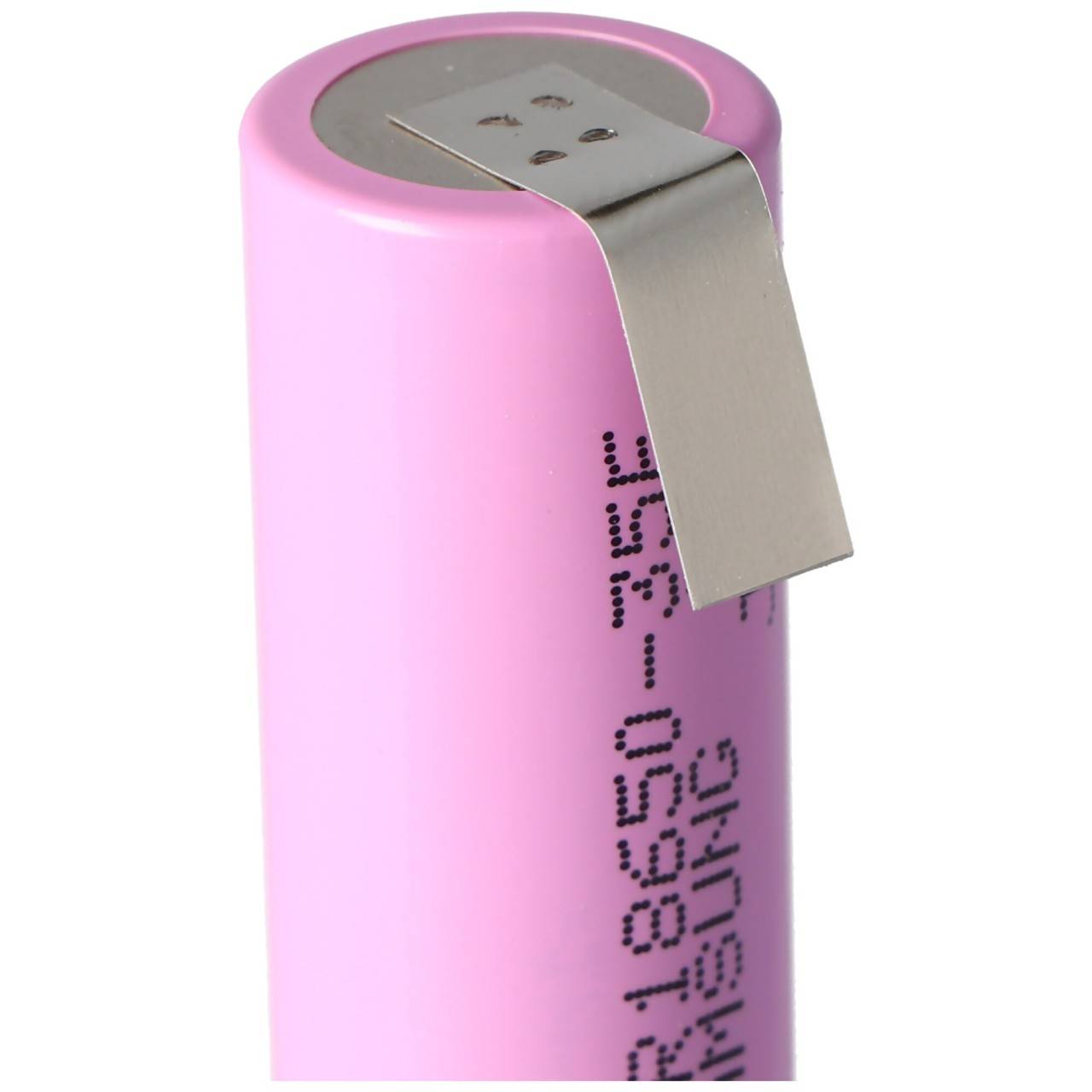Samsung INR18650-35E 3,6 Volt Akku 3500mAh 18,55x65,25mm flacher Pluspol auswählbar mit oder ohne Lötfahnen Lötfahne...-2