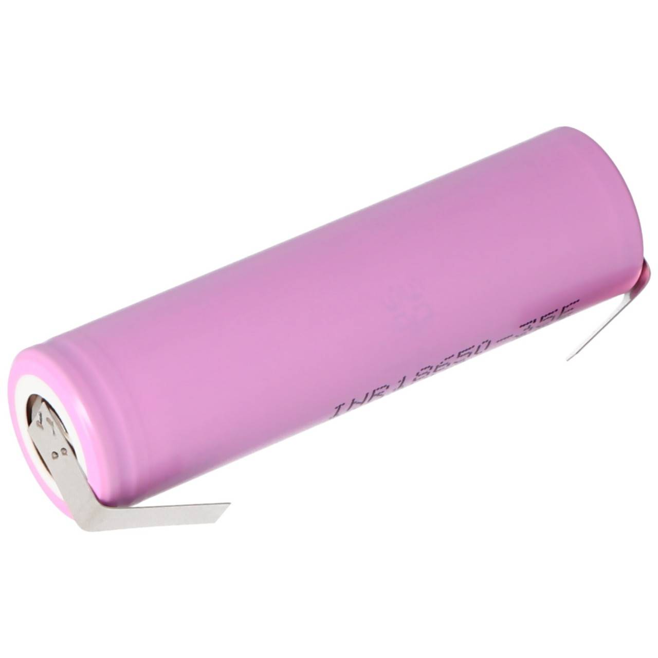 Samsung INR18650-35E 3,6 Volt Akku 3500mAh 18,55x65,25mm flacher Pluspol auswählbar mit oder ohne Lötfahnen Lötfahne...-3