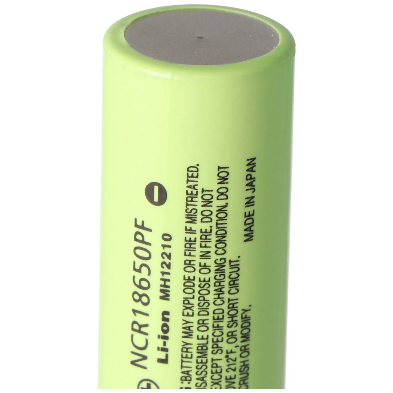 Panasonic NCR18650PF - 2900mAh, 3,6V bis 3,7V Li-Ion-Akku, Ladeschlussspannung max. 4,2V-2