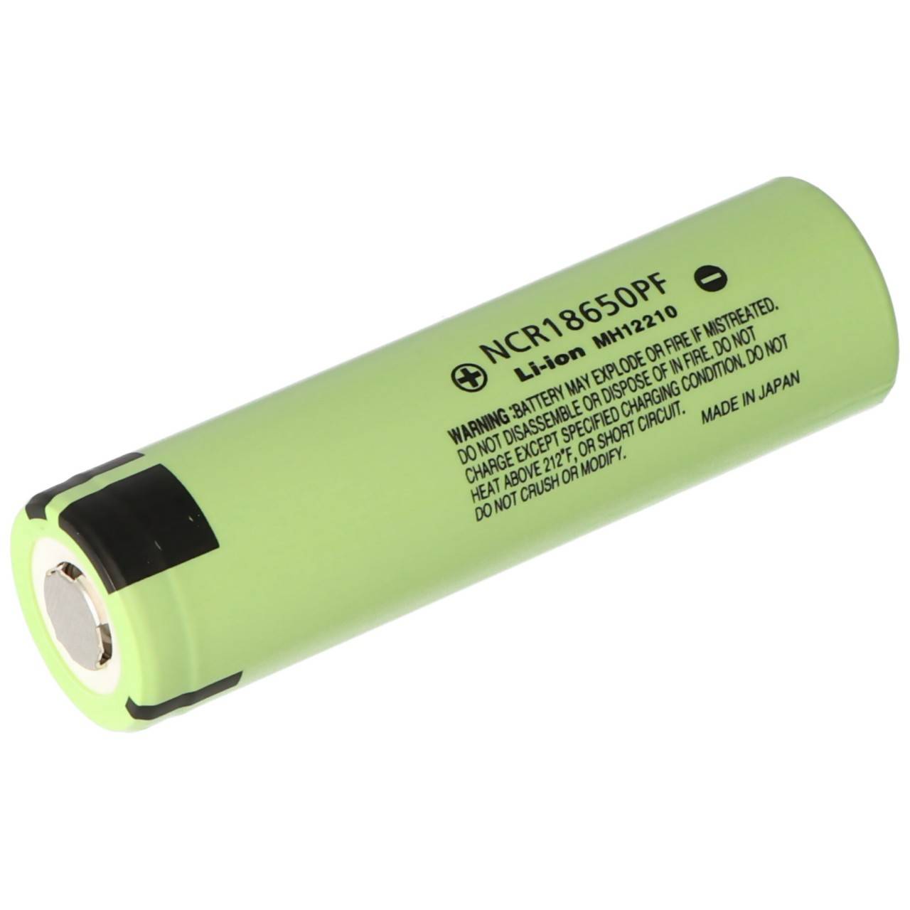 Panasonic NCR18650PF - 2900mAh, 3,6V bis 3,7V Li-Ion-Akku, Ladeschlussspannung max. 4,2V-3
