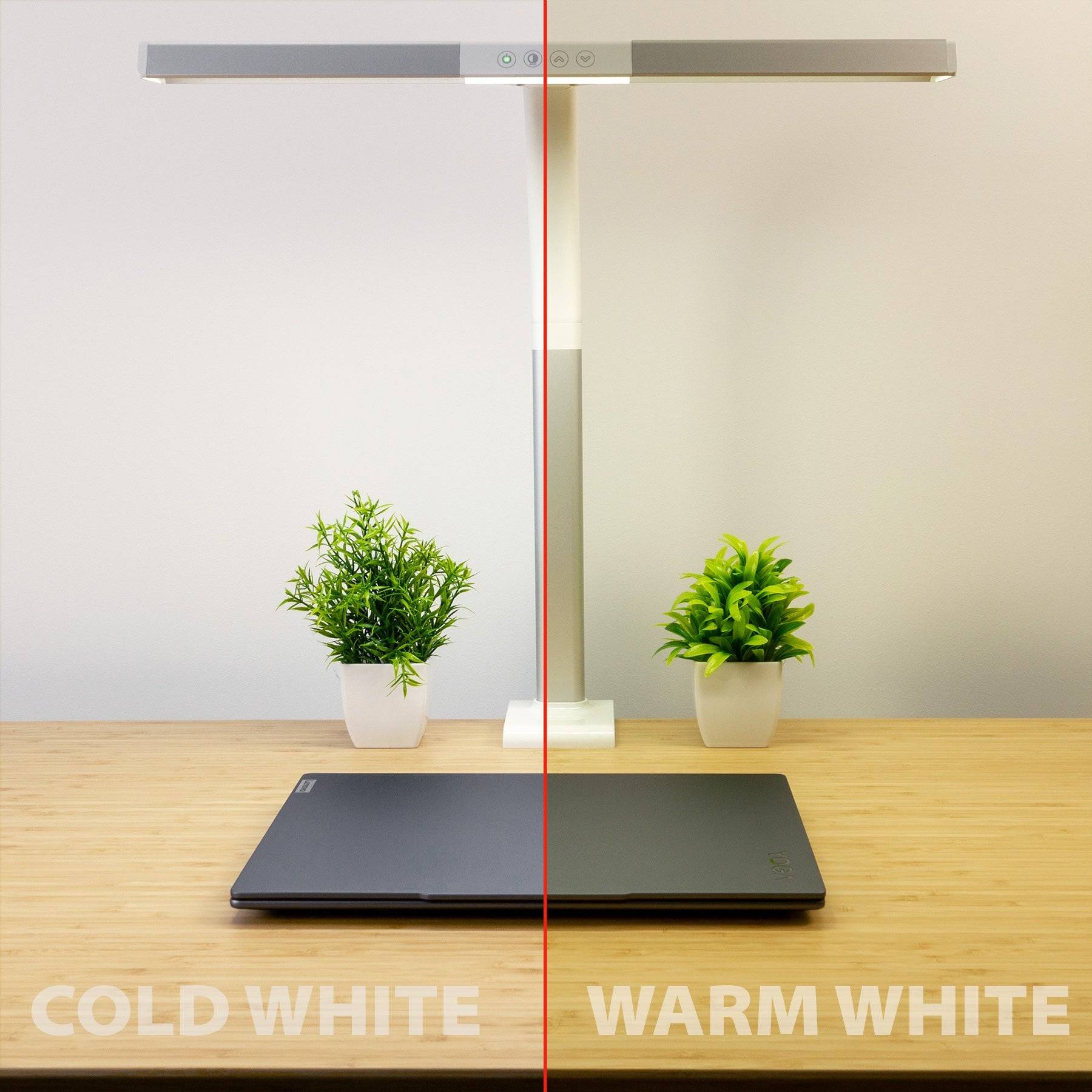 FeinTech LTL00310E LED Schreibtisch-Lampe 50 cm dimmbar Klemmfuß-3