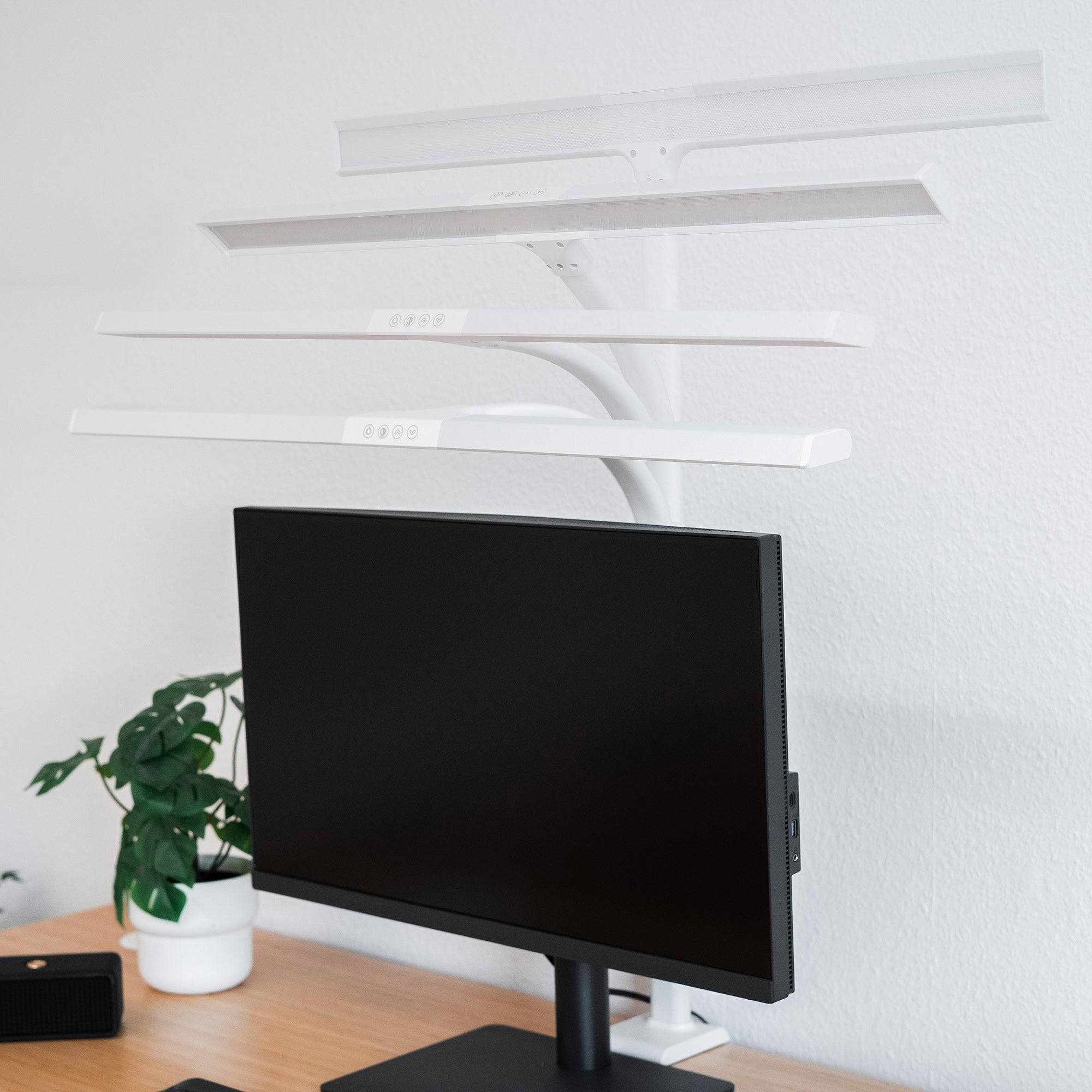 Sehr große, moderne LED-Leuchte mit Klemmfuß, dimmbar und Lichtfarbe einstellbar-2