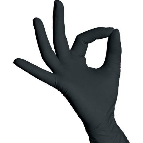STRONGHAND Einweg-Handschuh SHATIN 0436 Kat. I schwarz Gr. 9-0