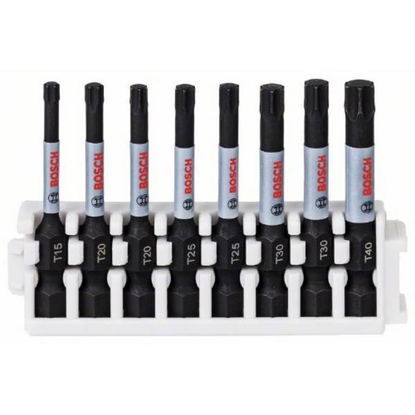 Schrauberbit Impact Control Power Bit Pack, 8-tlg. T15, T40, je 2x T20, T25, T30