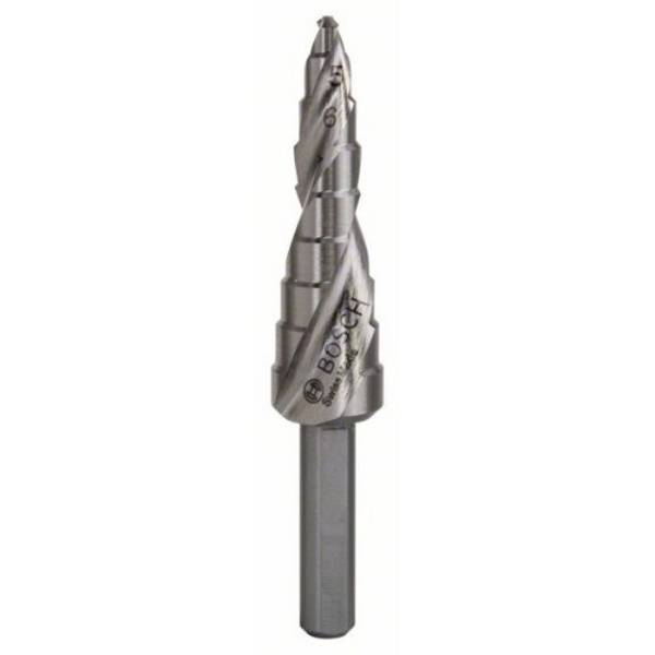 Stufenbohrer HSS, 4 - 12 mm, 6 mm, 66,5 mm, 9 Stufen