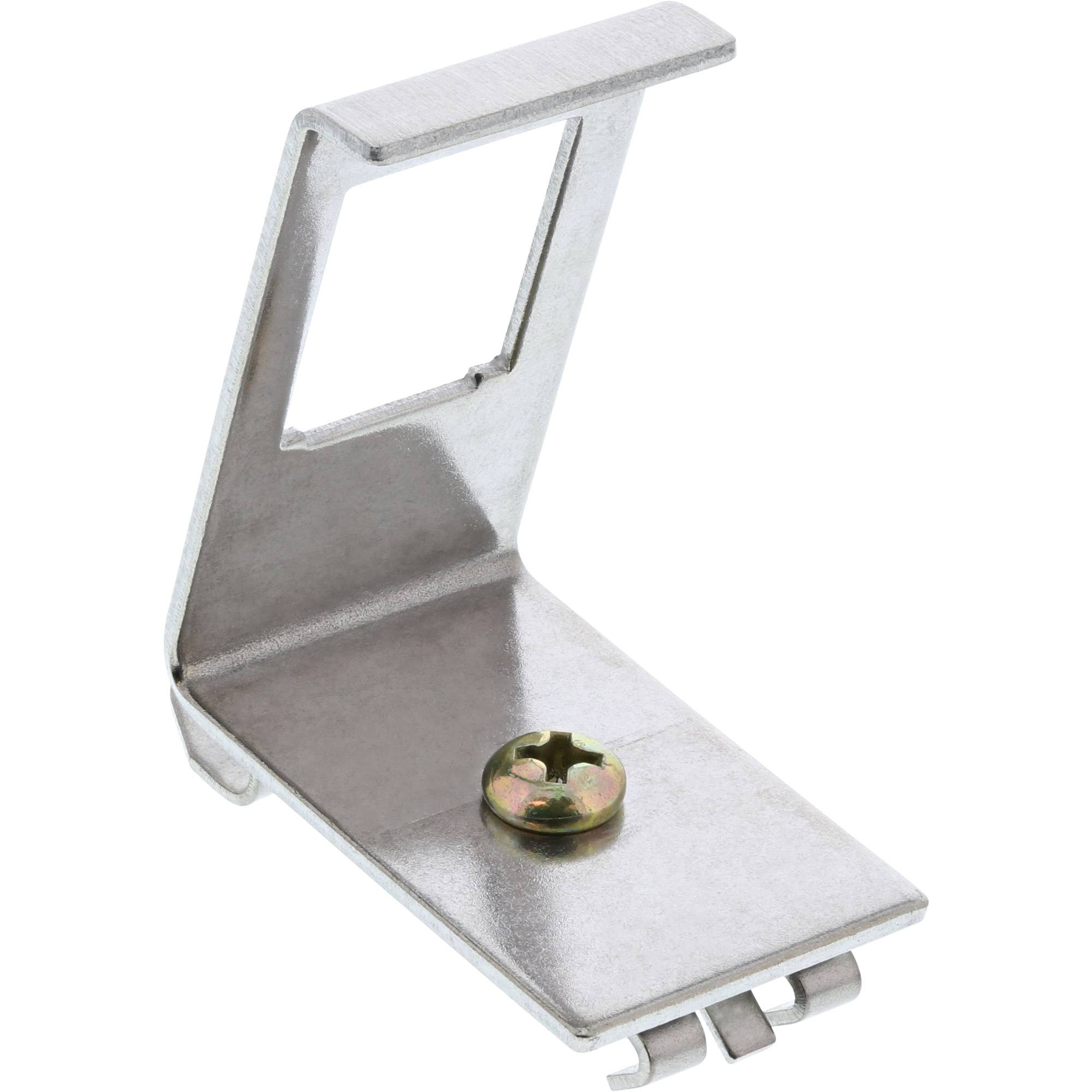 InLine® Keystone SNAP-In Metall-Modulhalter, 1-fach für Hutschiene-1