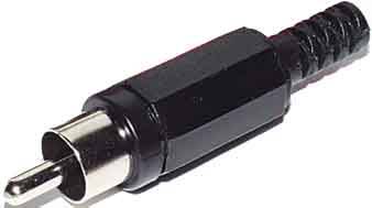 E+P Elektrik Cinchstecker CS 1 K LOSE S-0