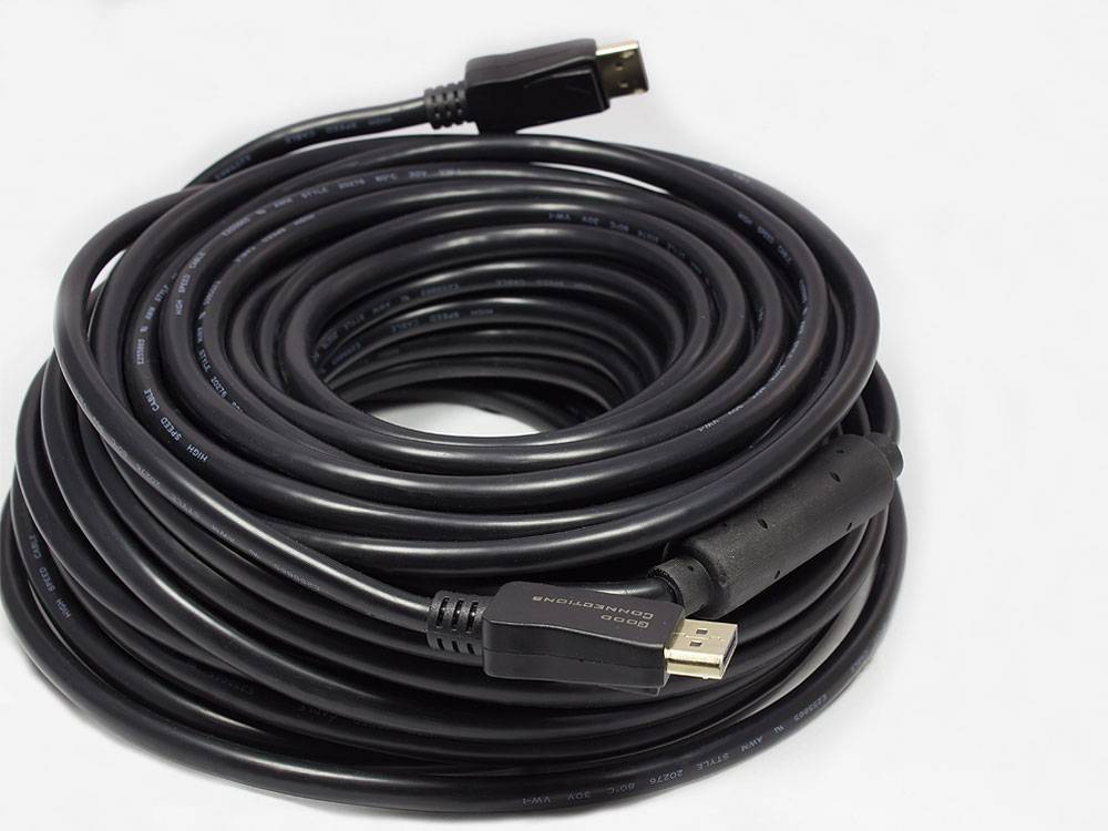 Good Connections Kabel AKTIV DP1.2 4K/UHD a60Hz schw. - Kabel - Digital/Display/Video-1