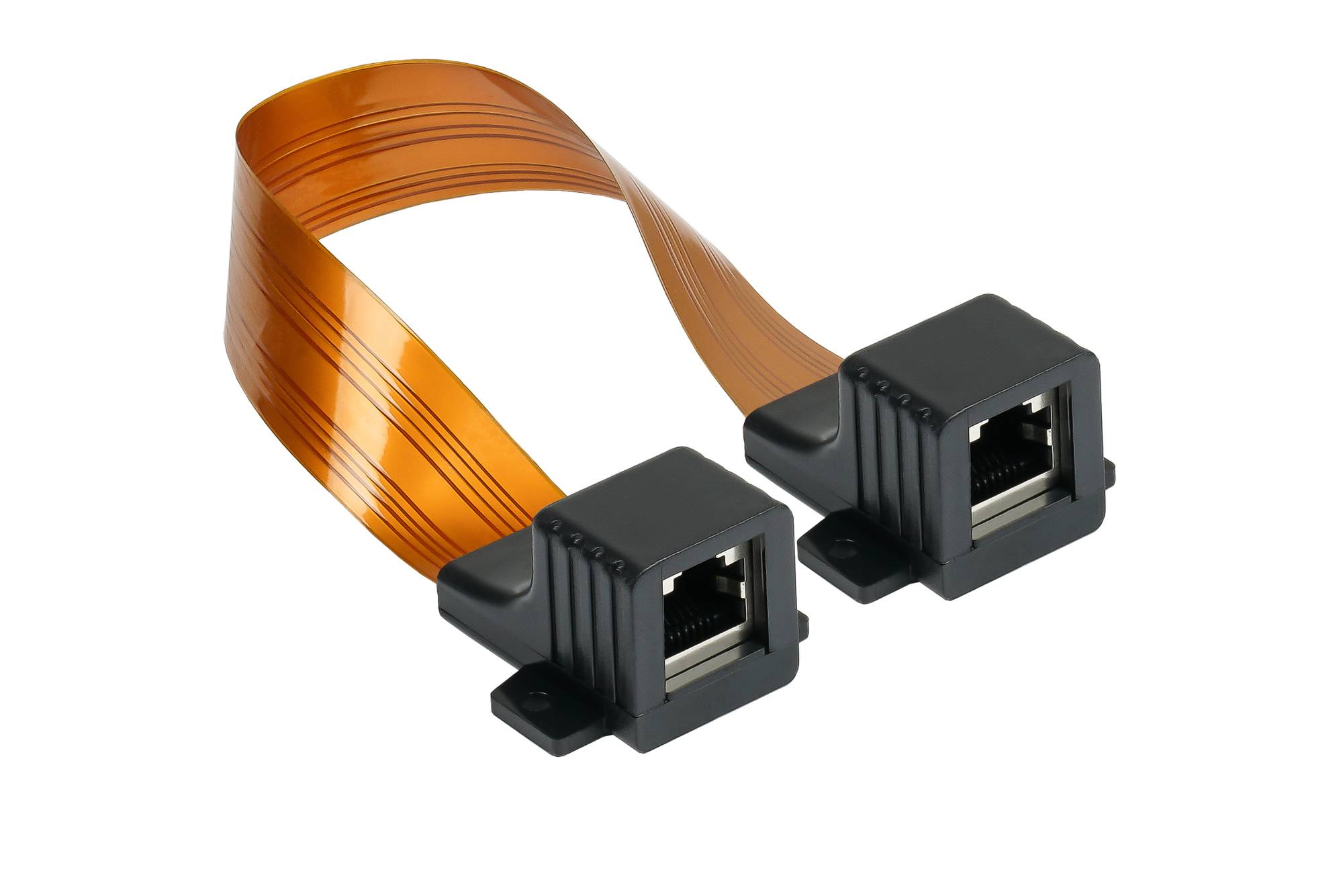 Good Connections® RJ45 Fensterdurchführung High-Quality, transparent, flexible Länge 23cm-0