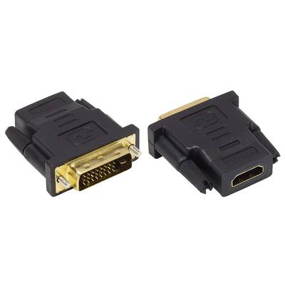 Good Connections® Adapter HDMI 19pol Buchse an DVI-D 24+1 Stecker, vergoldet