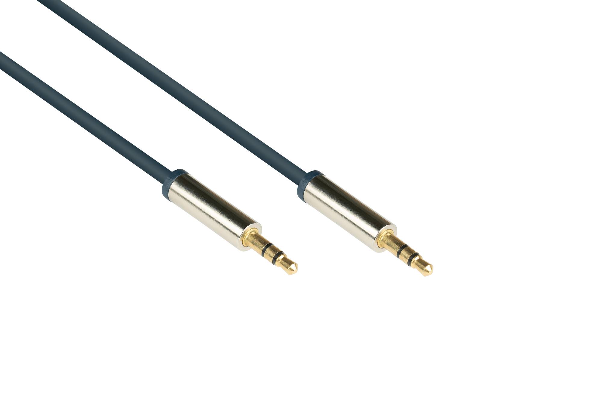 Good Connections Audio Anschlusskabel High-Quality 3,5mm - 2x Klinkenstecker - V-0