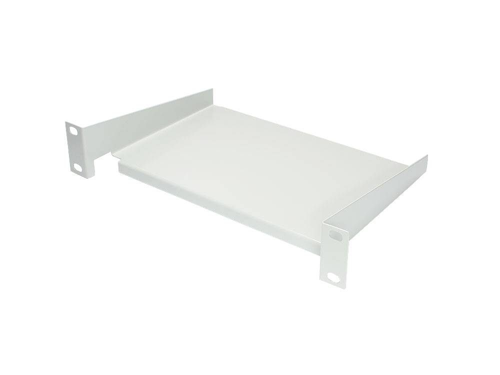 10" Fachboden, Befestigung vorne, Einbautiefe 160 mm, lichtgrau (RAL7035), Good Connections®-0