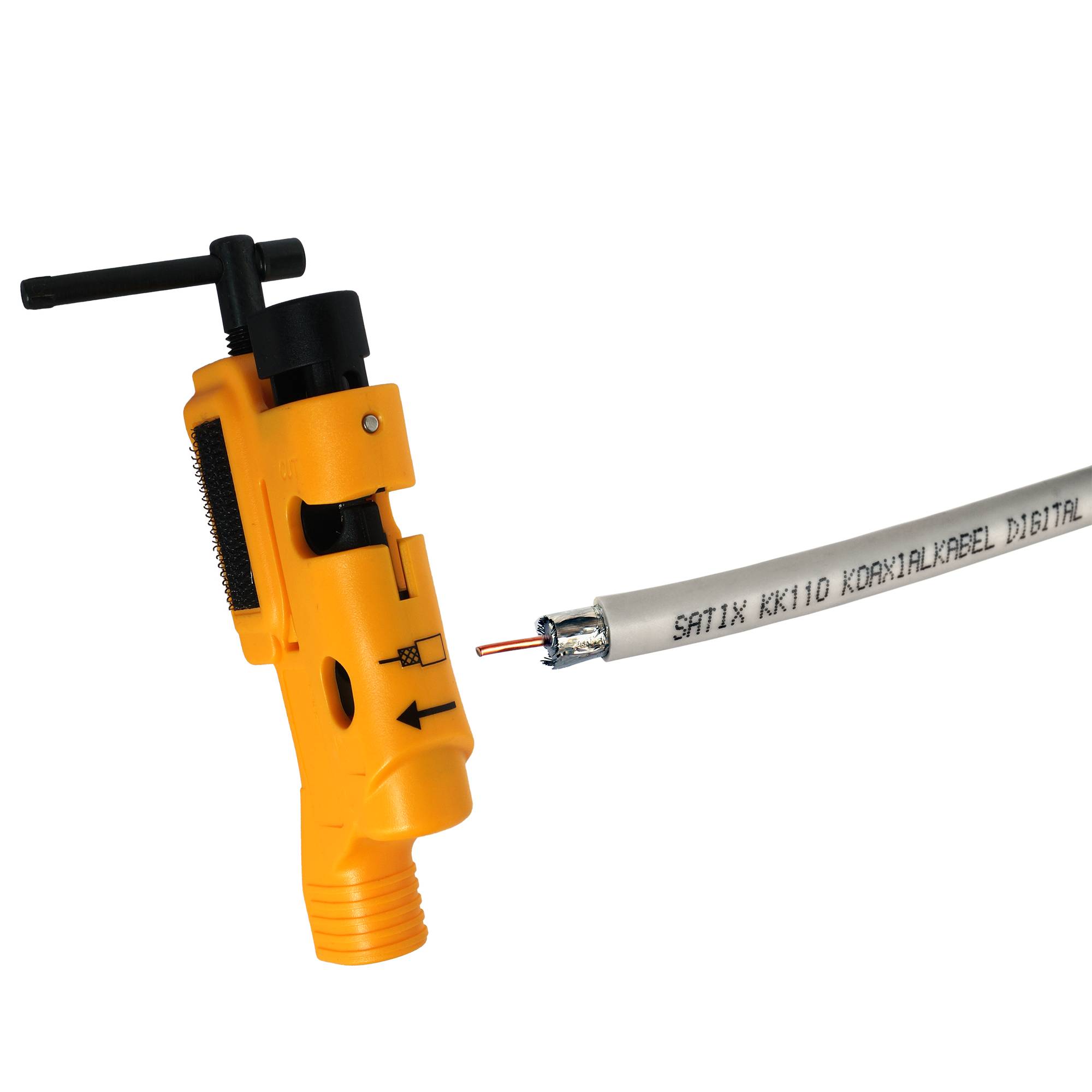 atix SWZ00300 6-in-1 Werkzeug für Koaxial-Kabel F-Stecker Kompression-3